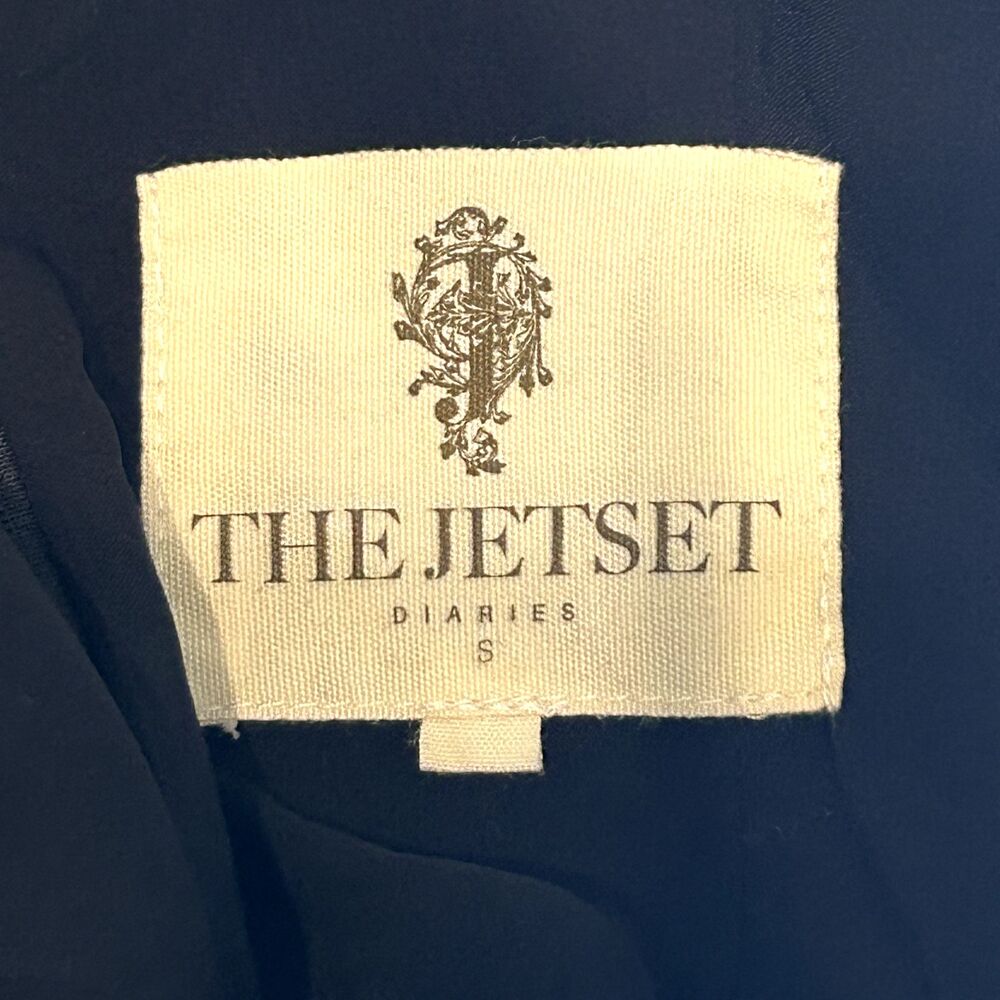 TJD The Jetset Diaries V Neck Black Lorenzo Jumpsuit Size Small - Picture 4 of 9